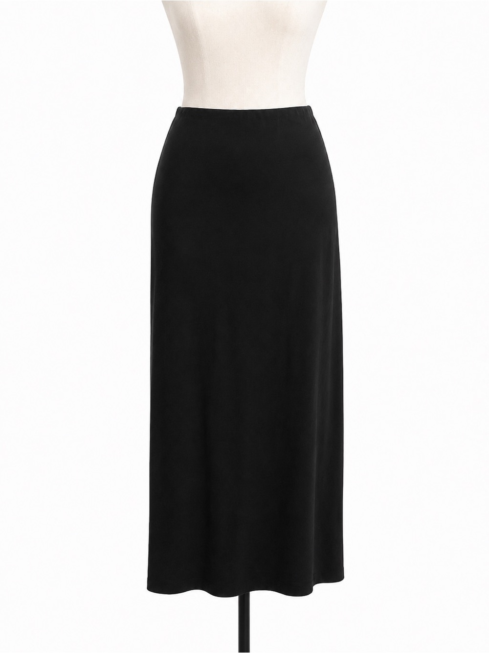 St Michael M&S Black Knit Maxi Skirt UK 16 Office Classic - Picture 8 of 8
